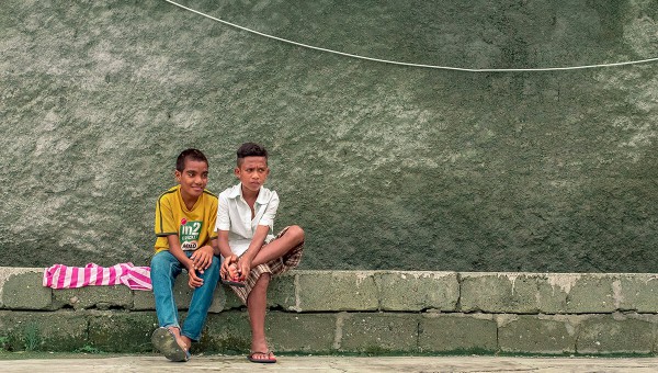 New clothes for highland children